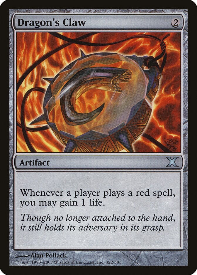 Dragon's Claw [Tenth Edition] MTG Single Magic: The Gathering  | Multizone: Comics And Games