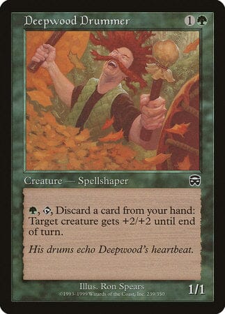 Deepwood Drummer [Mercadian Masques] MTG Single Magic: The Gathering  | Multizone: Comics And Games