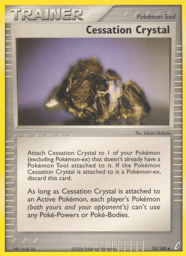 Cessation Crystal (74/100) [EX: Crystal Guardians] Pokemon Single Pokémon  | Multizone: Comics And Games