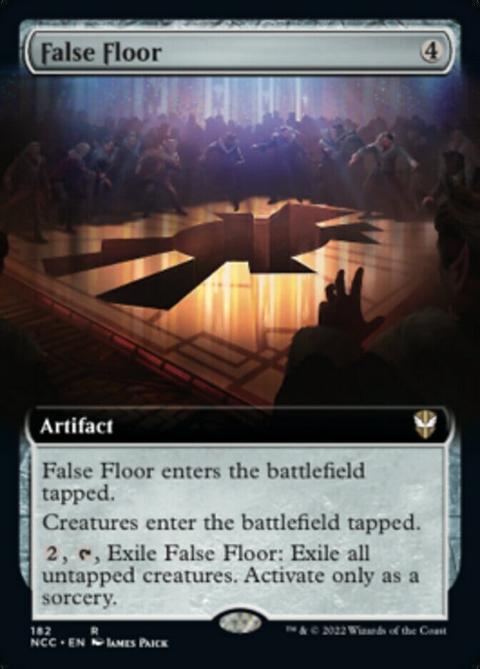 False Floor (Extended Art) [Streets of New Capenna Commander] MTG Single Magic: The Gathering  | Multizone: Comics And Games