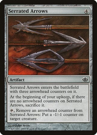 Serrated Arrows [Duel Decks: Garruk vs. Liliana] MTG Single Magic: The Gathering  | Multizone: Comics And Games