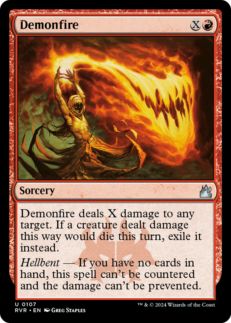 Demonfire [Ravnica Remastered] MTG Single Magic: The Gathering  | Multizone: Comics And Games