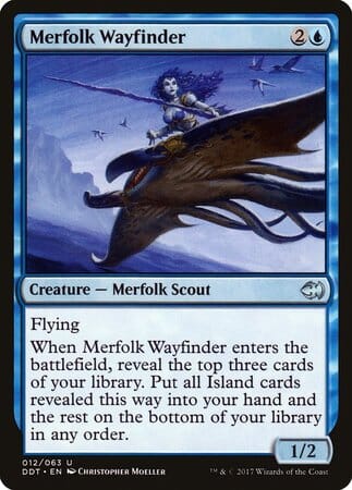 Merfolk Wayfinder [Duel Decks: Merfolk vs. Goblins] MTG Single Magic: The Gathering  | Multizone: Comics And Games