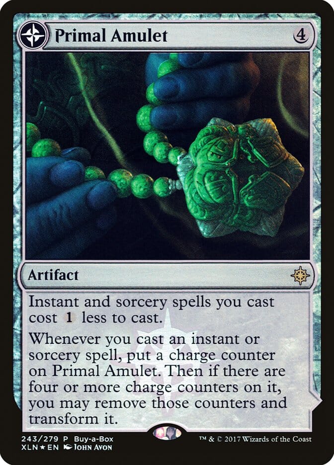 Primal Amulet // Primal Wellspring (Buy-A-Box) [Ixalan Treasure Chest] MTG Single Magic: The Gathering  | Multizone: Comics And Games