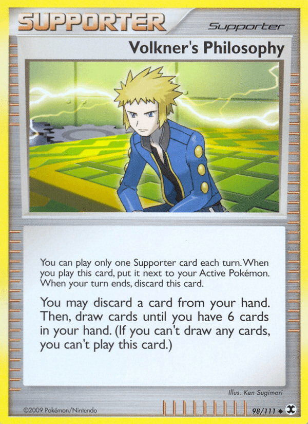 Volkner's Philosophy (98/111) [Platinum: Rising Rivals] Pokemon Single Pokémon  | Multizone: Comics And Games