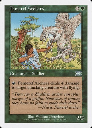 Femeref Archers [Classic Sixth Edition] MTG Single Magic: The Gathering  | Multizone: Comics And Games