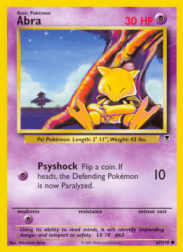 Abra (67/110) [Legendary Collection] Pokemon Single Pokémon  | Multizone: Comics And Games