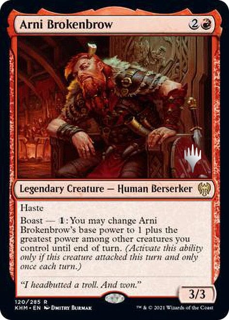 Arni Brokenbrow [Kaldheim Promo Pack] MTG Single Magic: The Gathering  | Multizone: Comics And Games