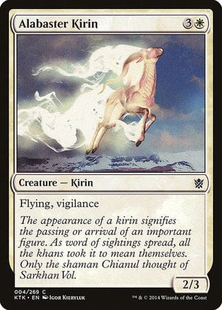 Alabaster Kirin [Khans of Tarkir] MTG Single Magic: The Gathering  | Multizone: Comics And Games