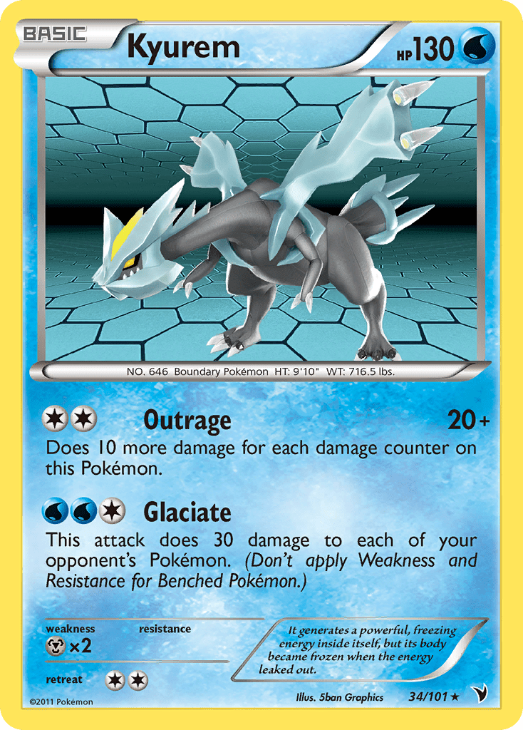 Kyurem (34/101) [Black & White: Noble Victories] Pokemon Single Pokémon  | Multizone: Comics And Games