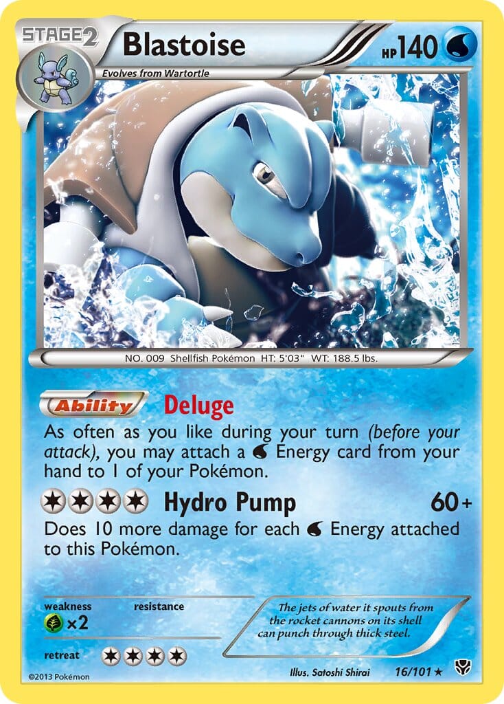 Blastoise (16/101) (Theme Deck Exclusive) [Black & White: Plasma Blast] Pokemon Single Pokémon  | Multizone: Comics And Games