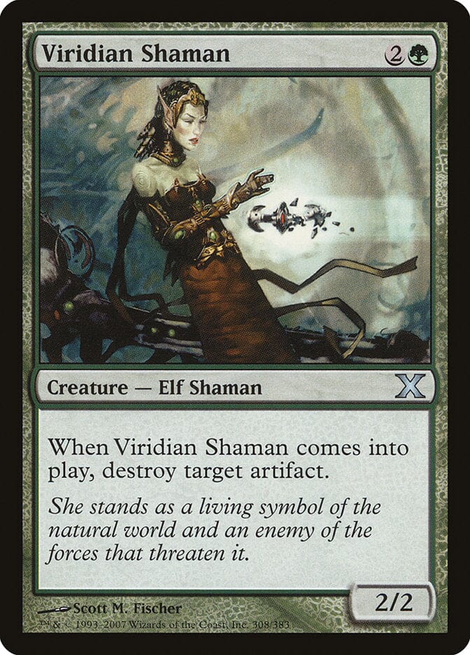 Viridian Shaman [Tenth Edition] MTG Single Magic: The Gathering  | Multizone: Comics And Games