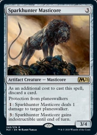 Sparkhunter Masticore [Core Set 2021] MTG Single Magic: The Gathering  | Multizone: Comics And Games