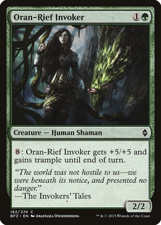 Oran-Rief Invoker [Battle for Zendikar] MTG Single Magic: The Gathering  | Multizone: Comics And Games