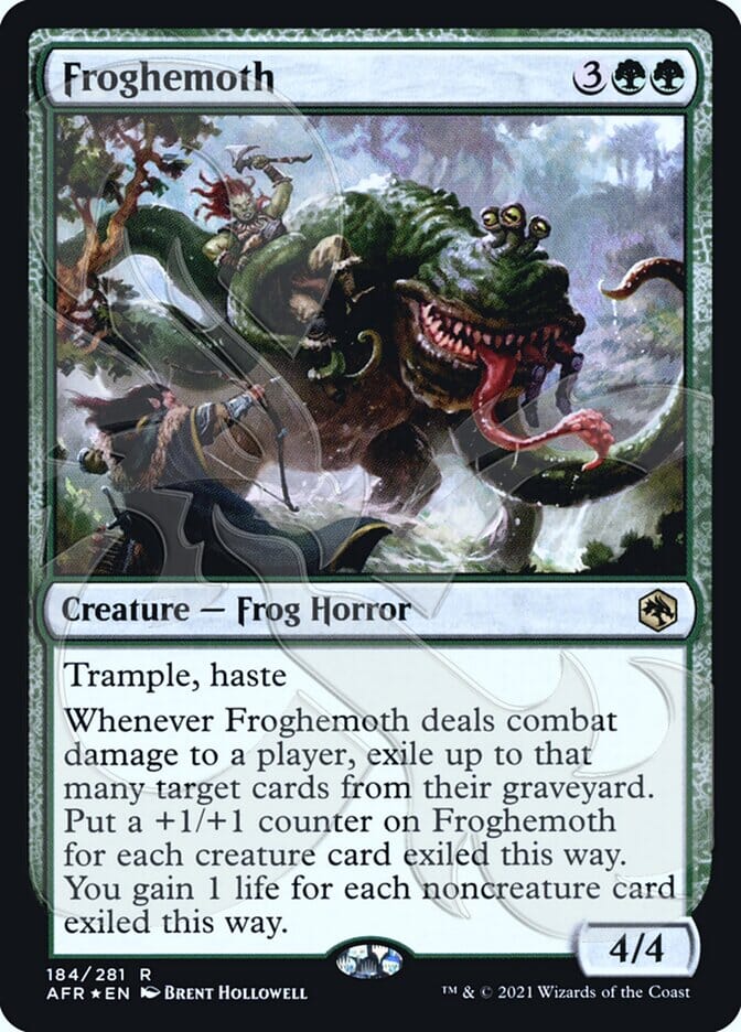 Froghemoth (Ampersand Promo) [Dungeons & Dragons: Adventures in the Forgotten Realms Promos] MTG Single Magic: The Gathering  | Multizone: Comics And Games