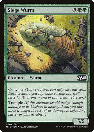 Siege Wurm [Magic 2015] MTG Single Magic: The Gathering  | Multizone: Comics And Games