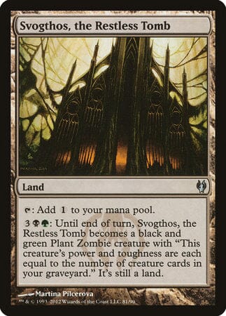 Svogthos, the Restless Tomb [Duel Decks: Izzet vs. Golgari] MTG Single Magic: The Gathering  | Multizone: Comics And Games