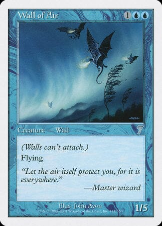 Wall of Air [Seventh Edition] MTG Single Magic: The Gathering  | Multizone: Comics And Games