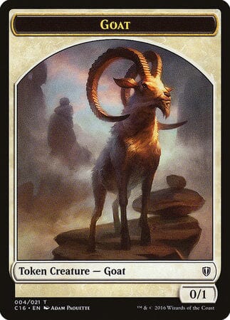 Goat // Thopter Double-sided Token [Commander 2016 Tokens] MTG Single Magic: The Gathering  | Multizone: Comics And Games