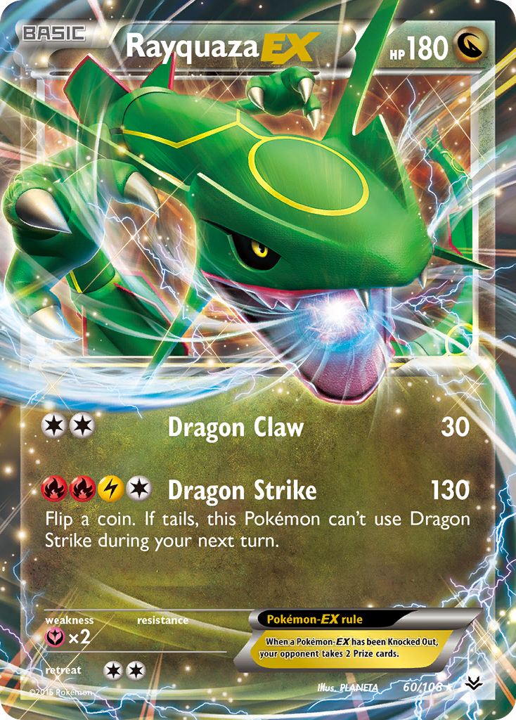 Rayquaza EX (60/108) [XY: Roaring Skies] Pokemon Single Pokémon  | Multizone: Comics And Games