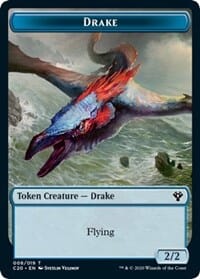 Drake // Goblin Warrior Double-sided Token [Commander 2020 Tokens] MTG Single Magic: The Gathering  | Multizone: Comics And Games