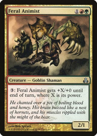 Feral Animist [Guildpact] MTG Single Magic: The Gathering  | Multizone: Comics And Games