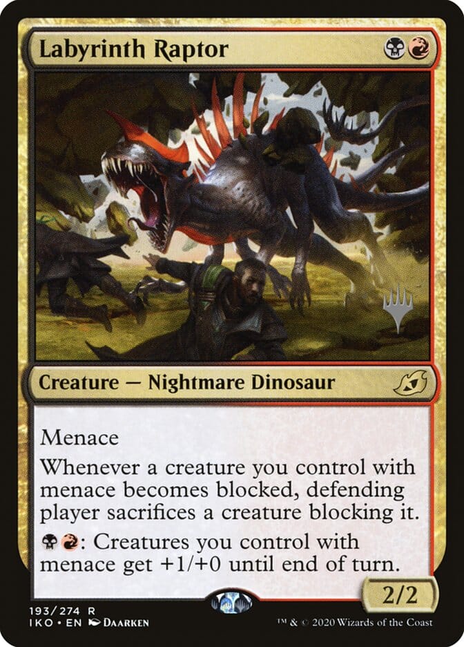 Labyrinth Raptor (Promo Pack) [Ikoria: Lair of Behemoths Promos] MTG Single Magic: The Gathering  | Multizone: Comics And Games