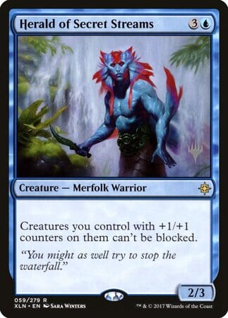Herald of Secret Streams [Ixalan Promos] MTG Single Magic: The Gathering  | Multizone: Comics And Games