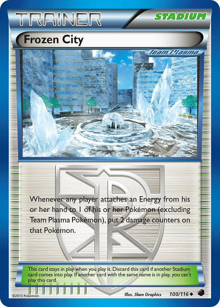 Frozen City (100/116) [Black & White: Plasma Freeze] Pokemon Single Pokémon  | Multizone: Comics And Games