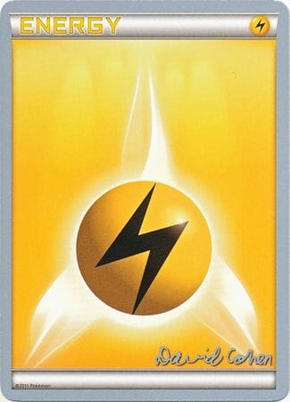 Lightning Energy (Twinboar - David Cohen) [World Championships 2011] Pokemon Single Pokémon  | Multizone: Comics And Games
