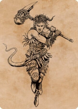Karlach, Fury of Avernus Art Card (54) [Commander Legends: Battle for Baldur's Gate Art Series] MTG Single Magic: The Gathering  | Multizone: Comics And Games