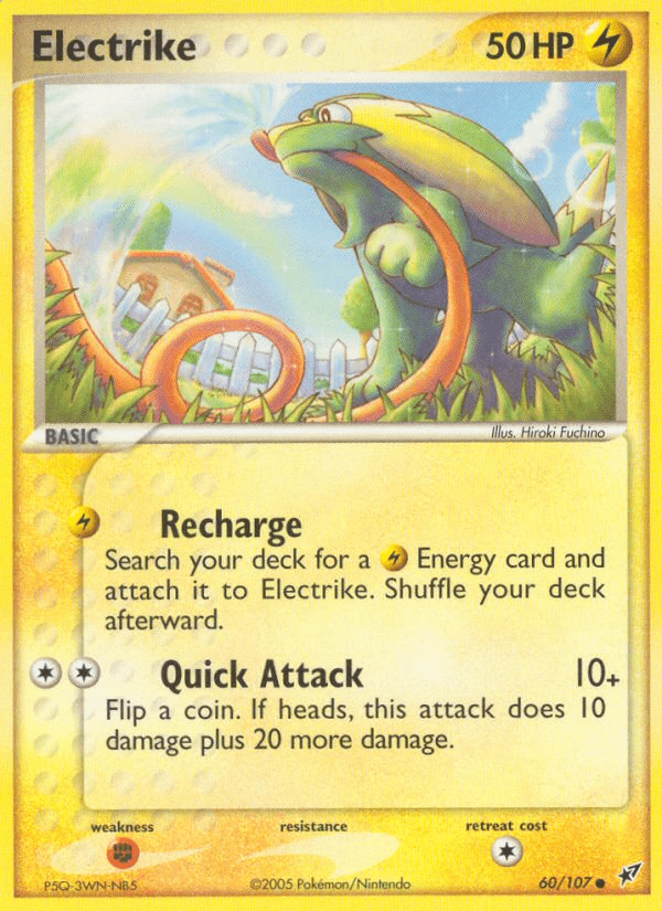 Electrike (60/107) [EX: Deoxys] Pokemon Single Pokémon  | Multizone: Comics And Games