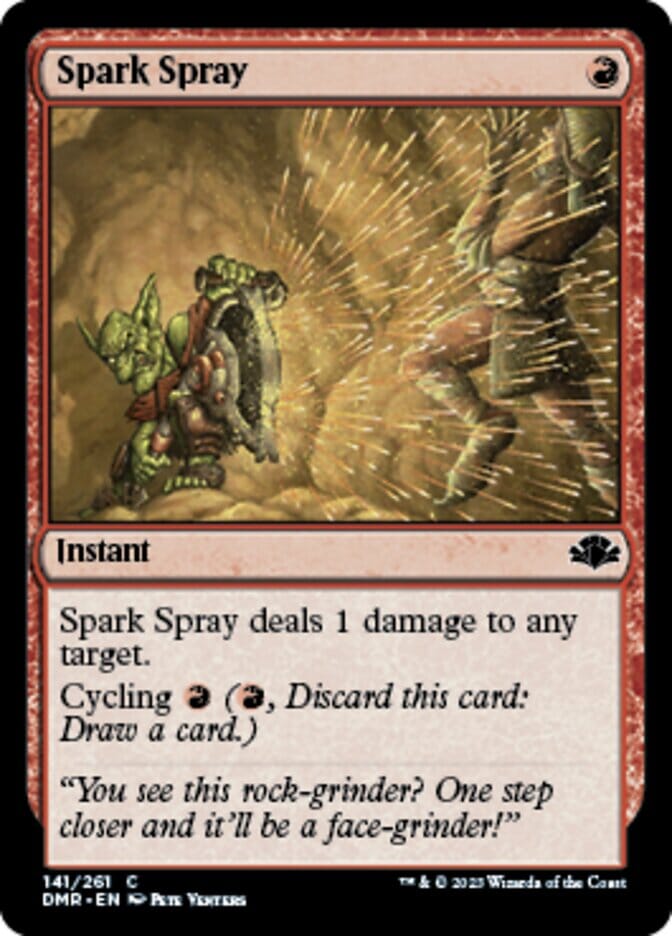 Spark Spray [Dominaria Remastered] MTG Single Magic: The Gathering  | Multizone: Comics And Games