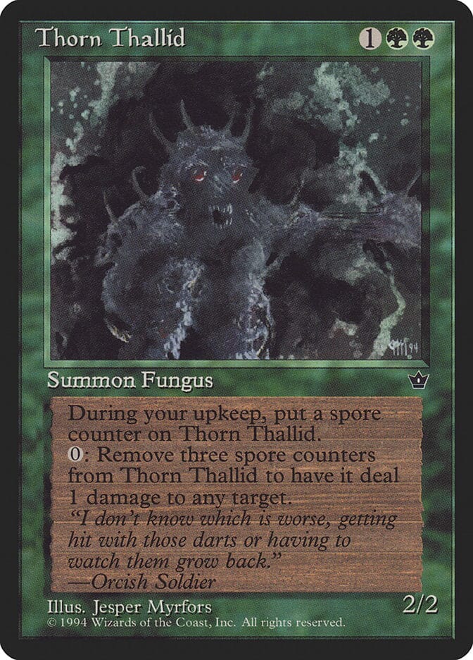 Thorn Thallid (Jesper Myrfors) [Fallen Empires] MTG Single Magic: The Gathering  | Multizone: Comics And Games