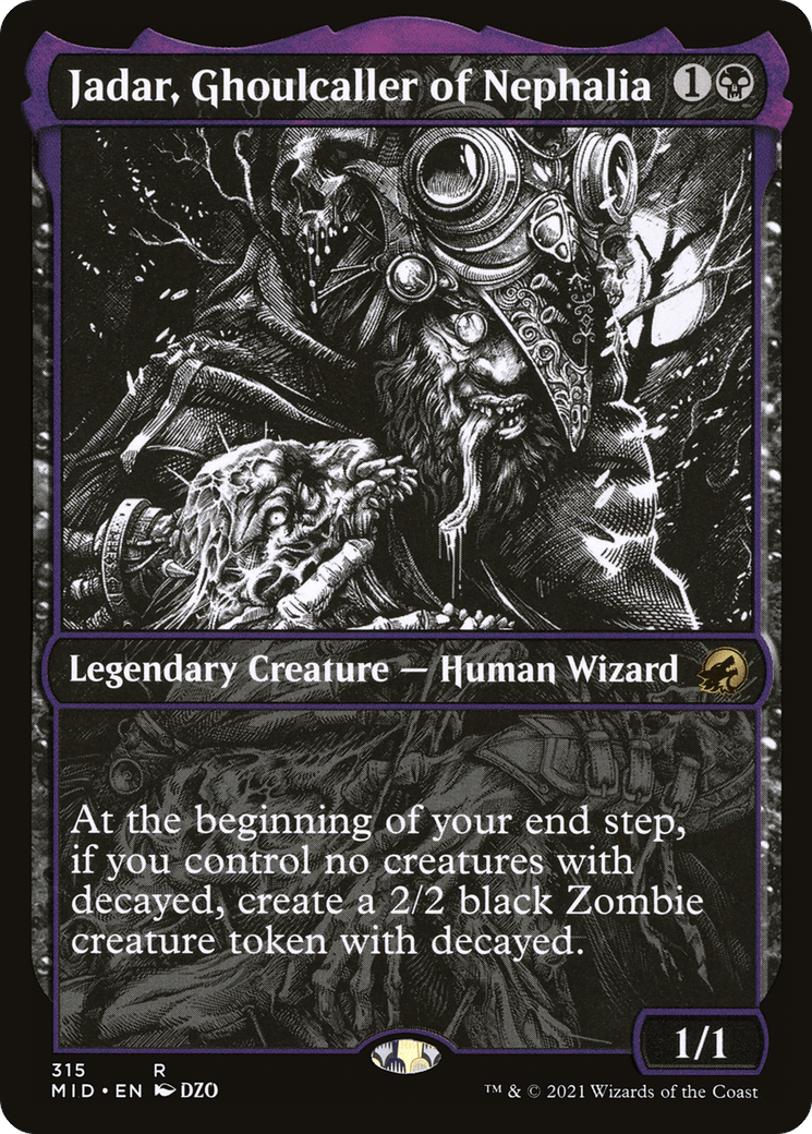 Jadar, Ghoulcaller of Nephalia (Showcase Eternal Night) [Innistrad: Midnight Hunt] MTG Single Magic: The Gathering  | Multizone: Comics And Games