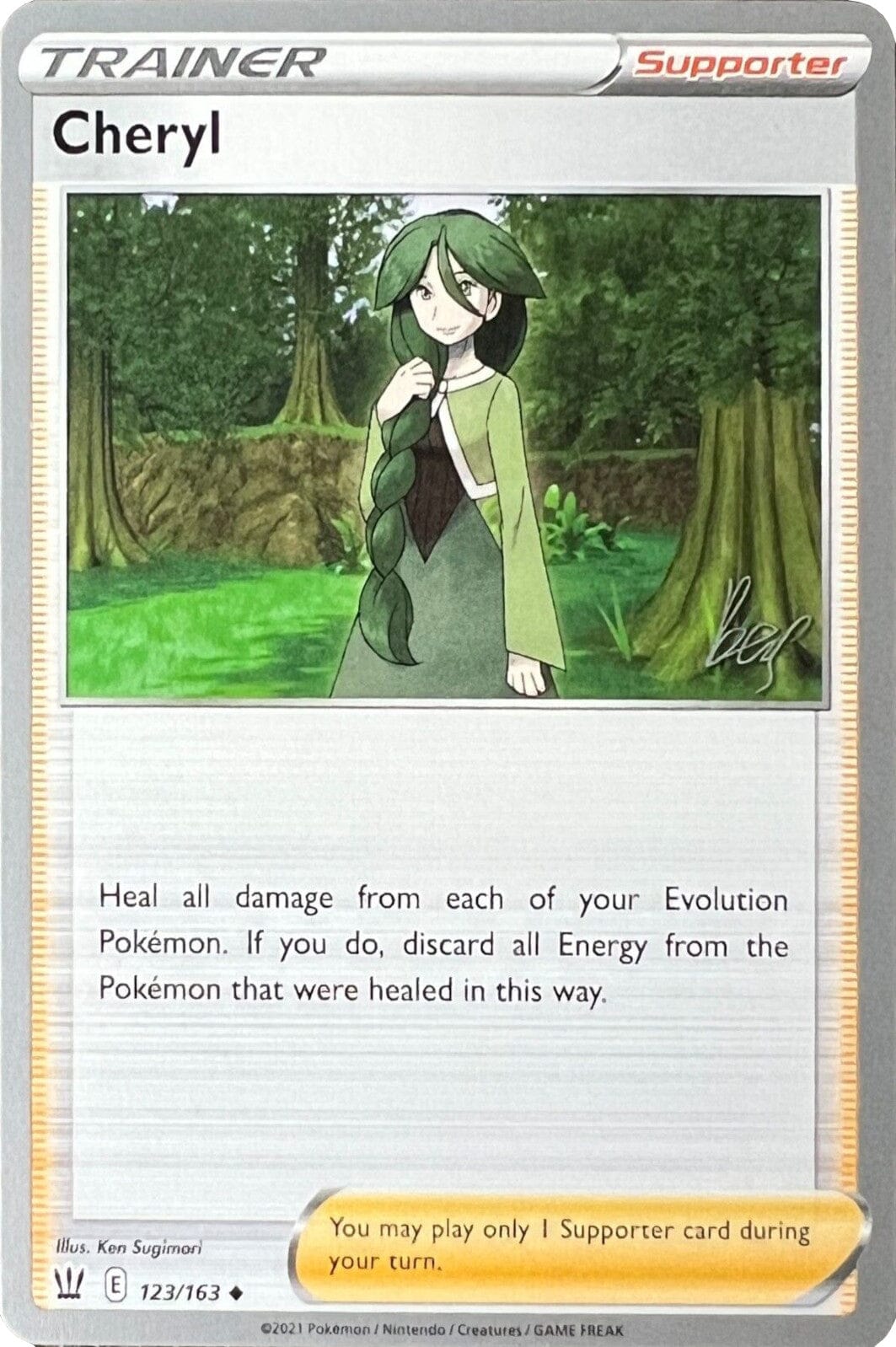 Cheryl (123/163) (Cheryl Again - Sebastian Lashmet) [World Championships 2022] Pokemon Single Pokémon  | Multizone: Comics And Games