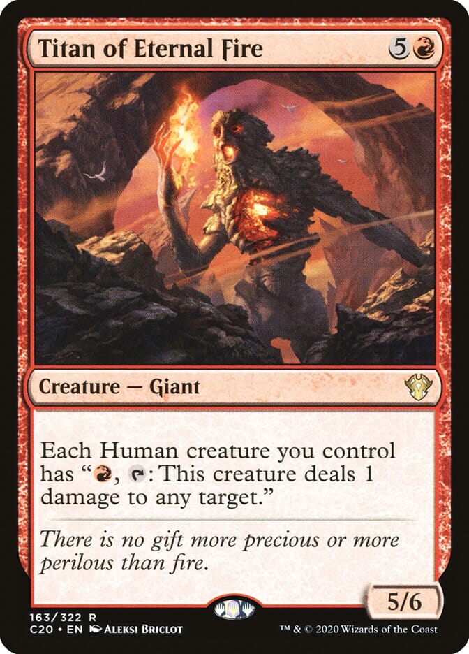 Titan of Eternal Fire [Commander 2020] MTG Single Magic: The Gathering  | Multizone: Comics And Games