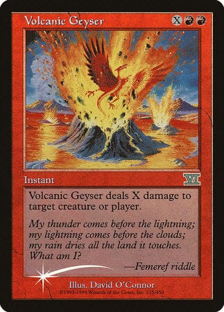 Volcanic Geyser [Friday Night Magic 2000] MTG Single Magic: The Gathering  | Multizone: Comics And Games