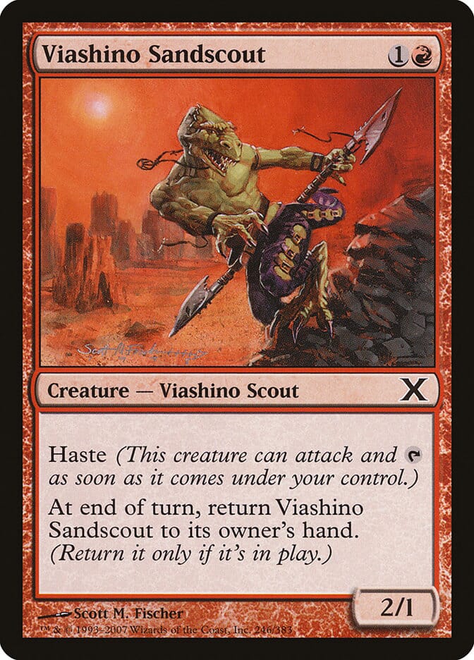 Viashino Sandscout [Tenth Edition] MTG Single Magic: The Gathering  | Multizone: Comics And Games