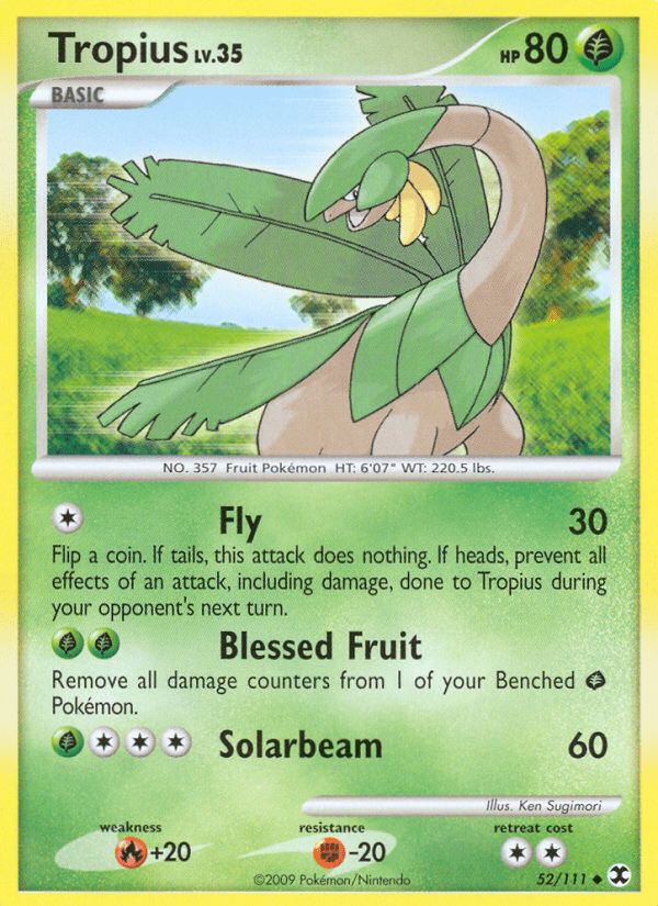 Tropius (52/111) [Platinum: Rising Rivals] Pokemon Single Pokémon  | Multizone: Comics And Games