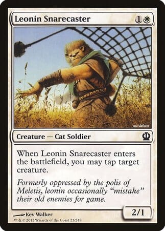 Leonin Snarecaster [Theros] MTG Single Magic: The Gathering  | Multizone: Comics And Games