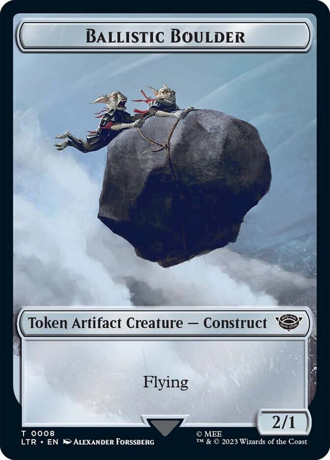 Ballistic Boulder Token [The Lord of the Rings: Tales of Middle-Earth Tokens] MTG Single Magic: The Gathering  | Multizone: Comics And Games