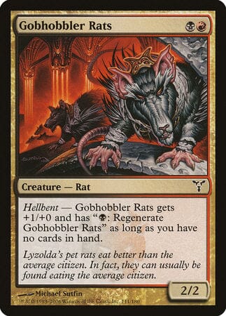 Gobhobbler Rats [Dissension] MTG Single Magic: The Gathering  | Multizone: Comics And Games