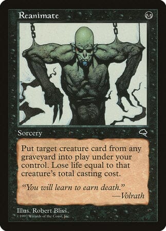Reanimate [Tempest] MTG Single Magic: The Gathering  | Multizone: Comics And Games