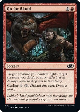 Go for Blood [Jumpstart 2022] MTG Single Magic: The Gathering  | Multizone: Comics And Games