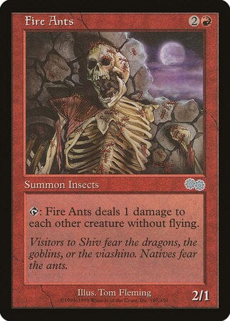 Fire Ants [Urza's Saga] MTG Single Magic: The Gathering  | Multizone: Comics And Games
