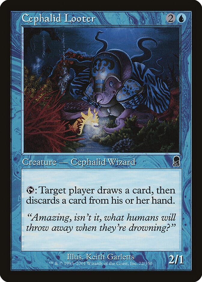 Cephalid Looter (Misprinted) [Odyssey] MTG Single Magic: The Gathering  | Multizone: Comics And Games