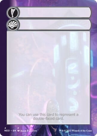 Helper Card (4/9) [Kamigawa: Neon Dynasty Tokens] MTG Single Magic: The Gathering  | Multizone: Comics And Games
