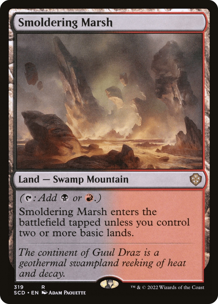 Smoldering Marsh [Starter Commander Decks] MTG Single Magic: The Gathering  | Multizone: Comics And Games