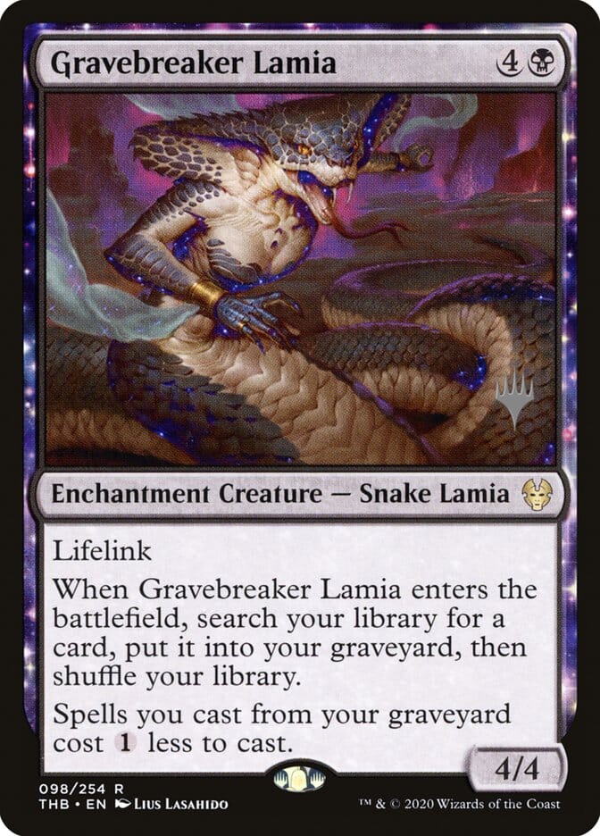 Gravebreaker Lamia (Promo Pack) [Theros Beyond Death Promos] MTG Single Magic: The Gathering  | Multizone: Comics And Games